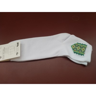 Socks with design of Ukrainian Embroidery 1